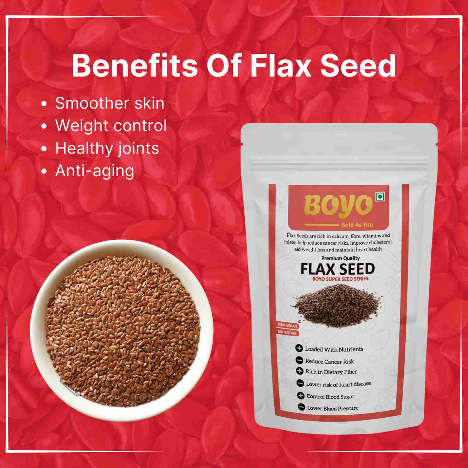 Seeds Combo-Chia Seeds, Flax Seeds & Black Raisins(3*50G)
