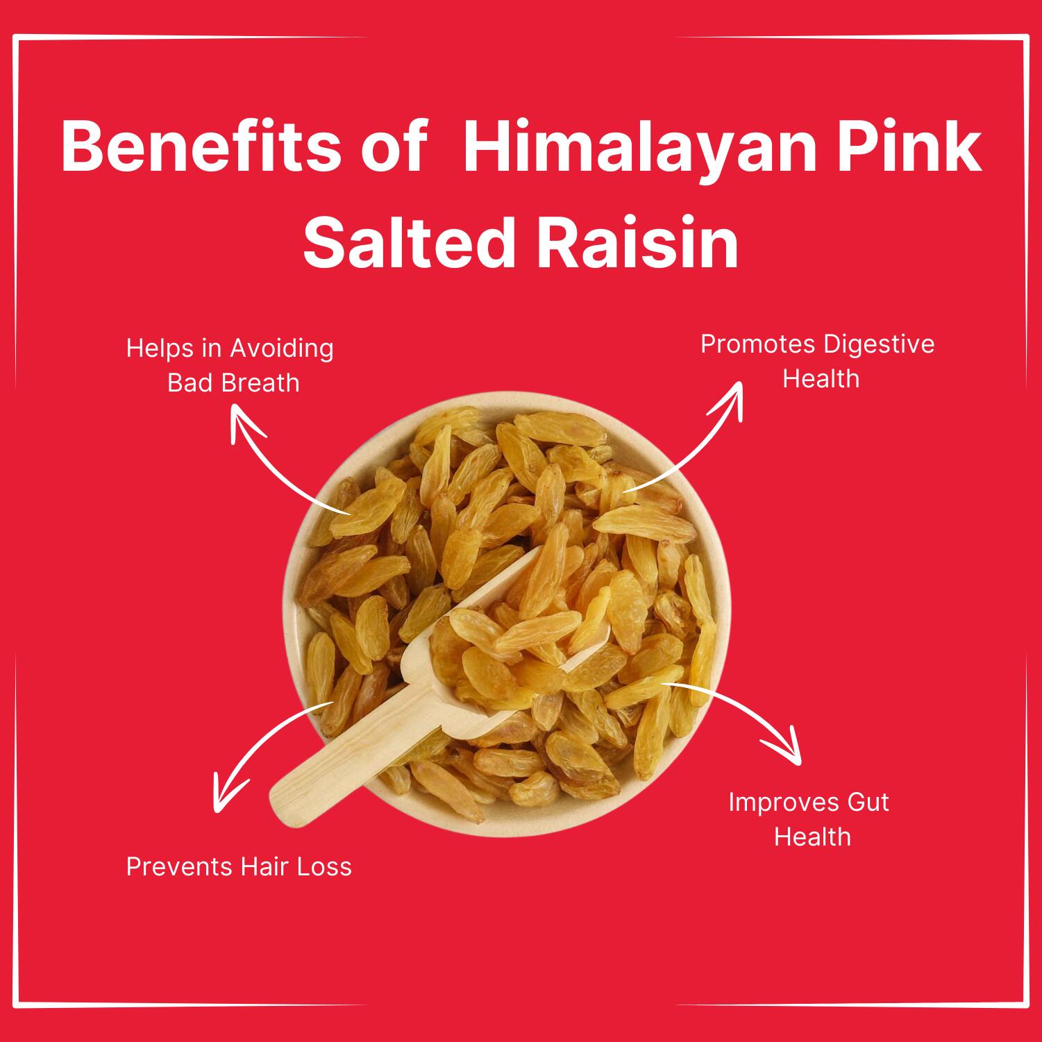 Himalayan Pink Salted Raisin 500g (2*250g)