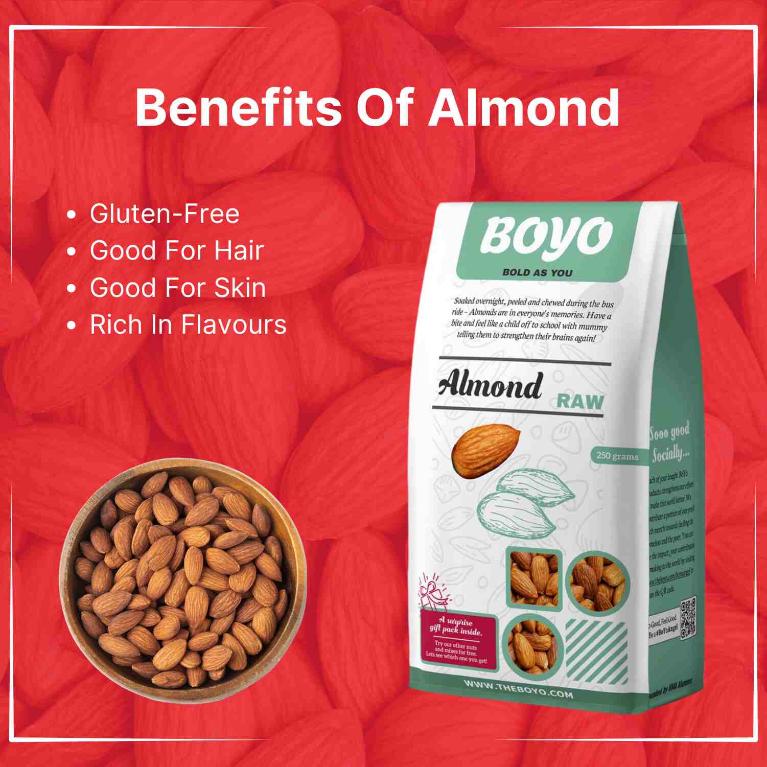 Raw Almond and Walnut Combo 500g