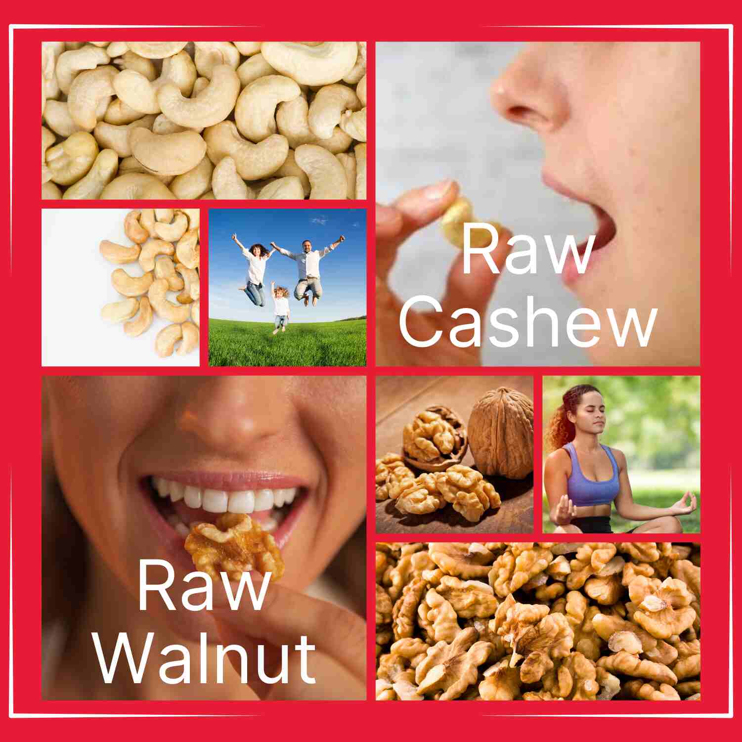 Raw Almond and Walnut Combo 500g