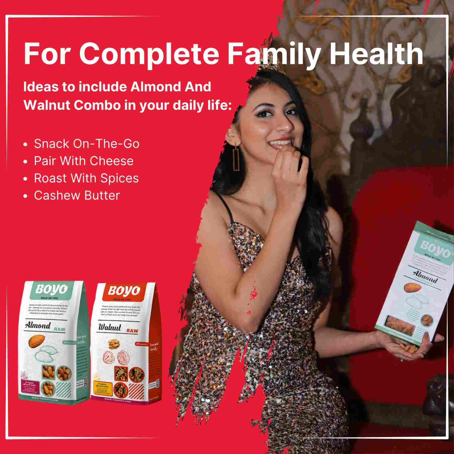 Raw Almond and Walnut Combo 500g