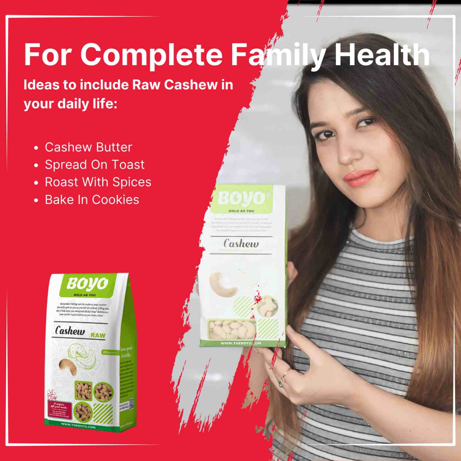 Whole Cashew Nut (W240) 250g