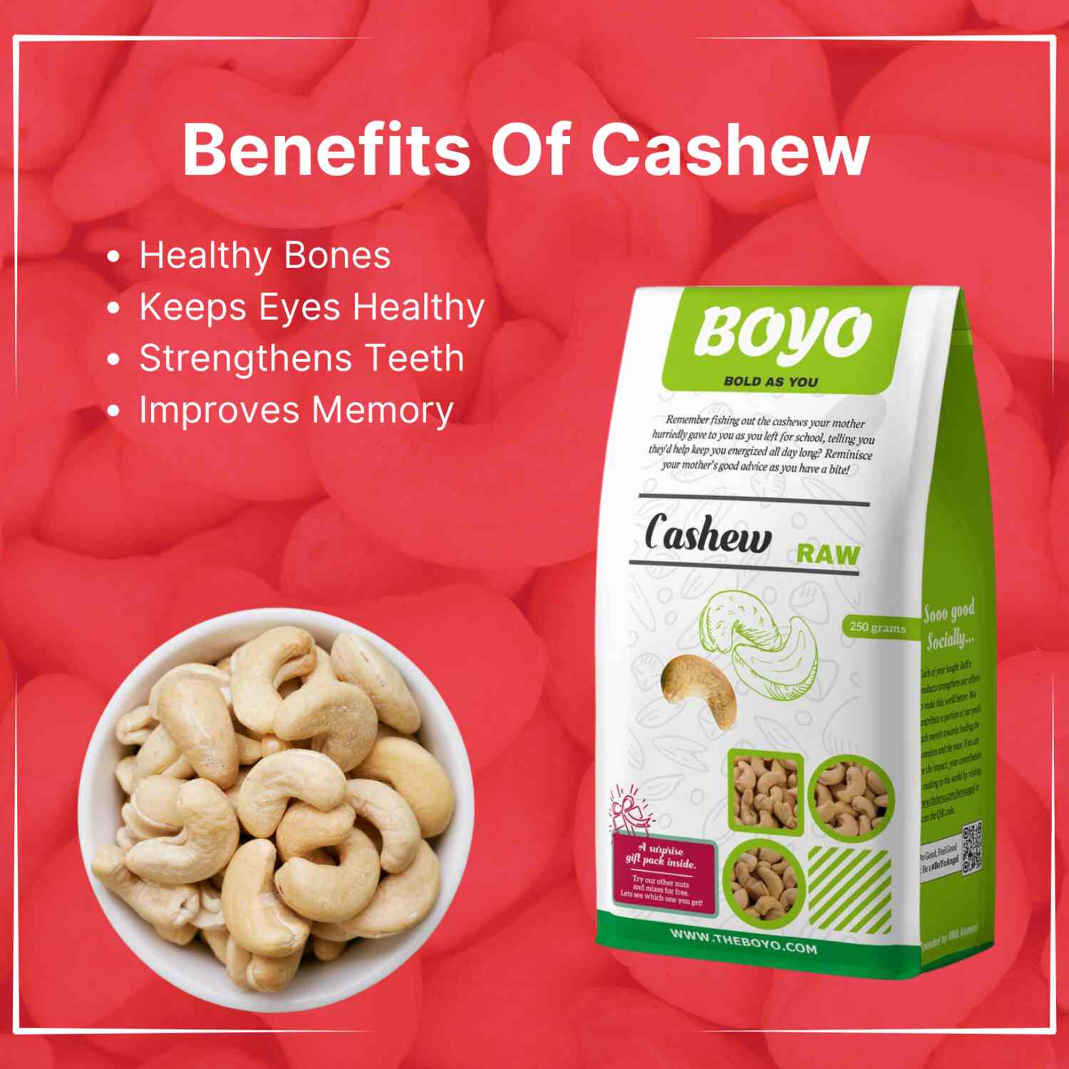 benefits of cashew raw nuts