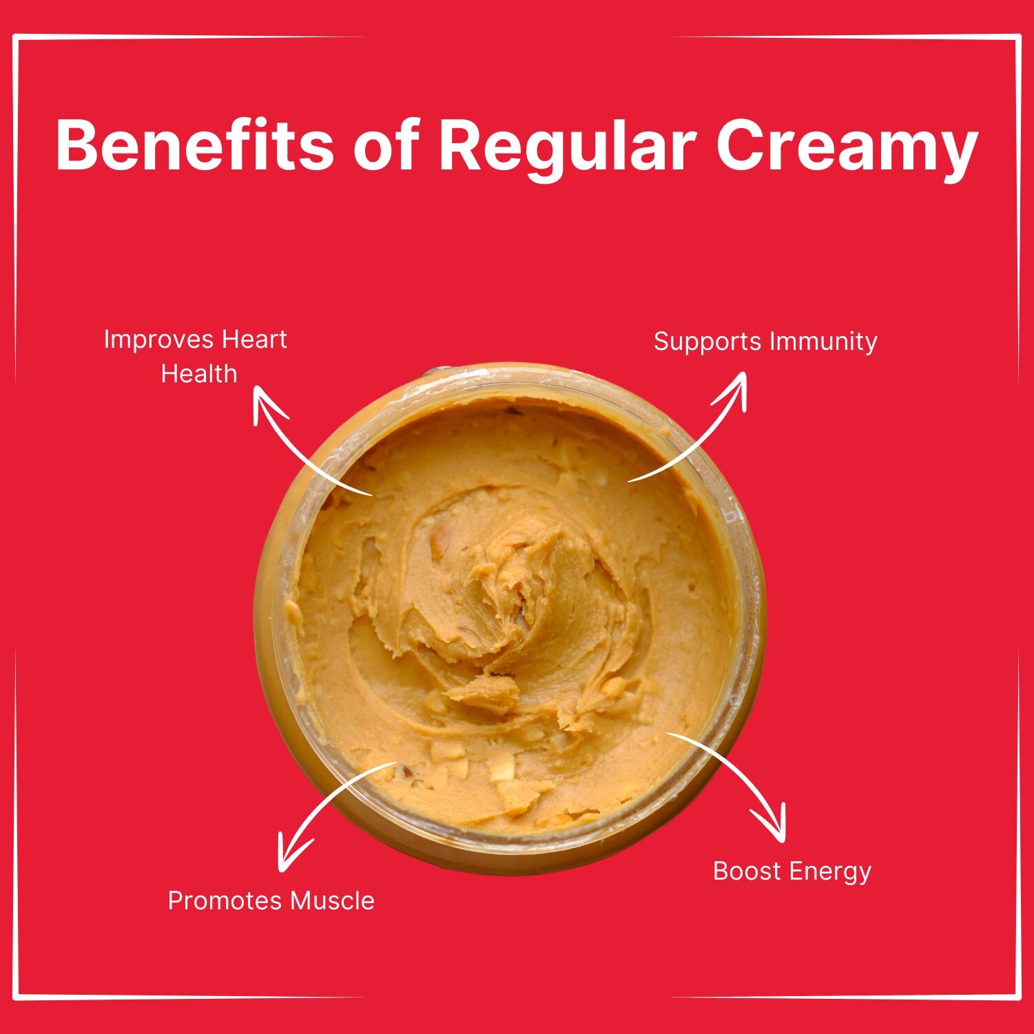Peanut Butter Regular Creamy flavor - 240gm