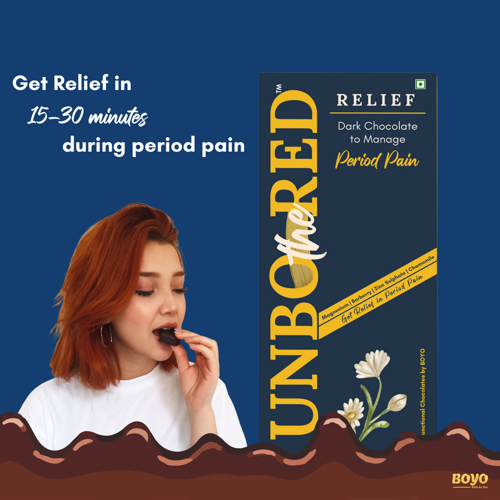 Menstrual Cramp Relief Just Got Delicious with UNBOtheRED Chocolate