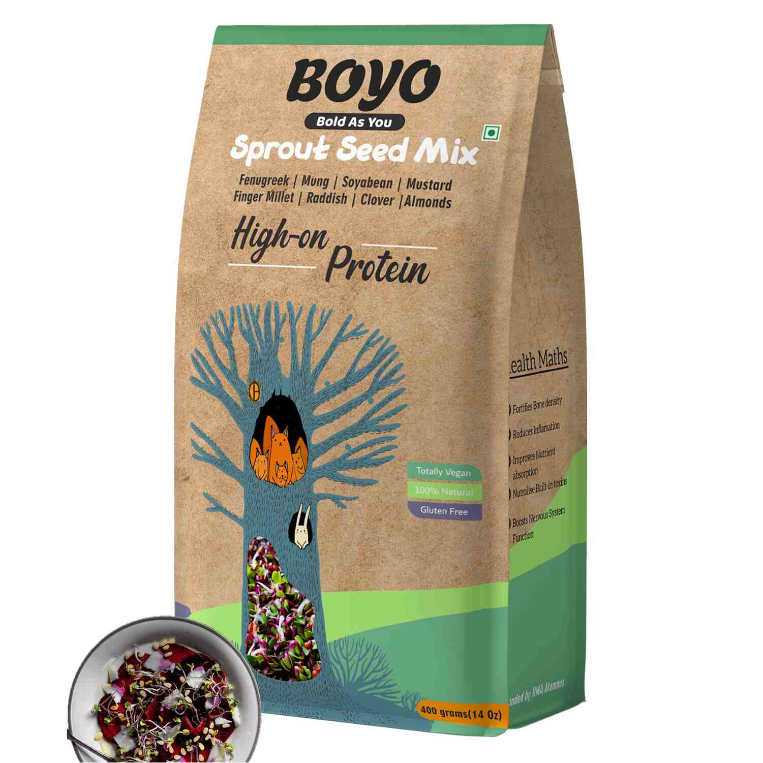 High Protein Sprout Seed Mix 400g