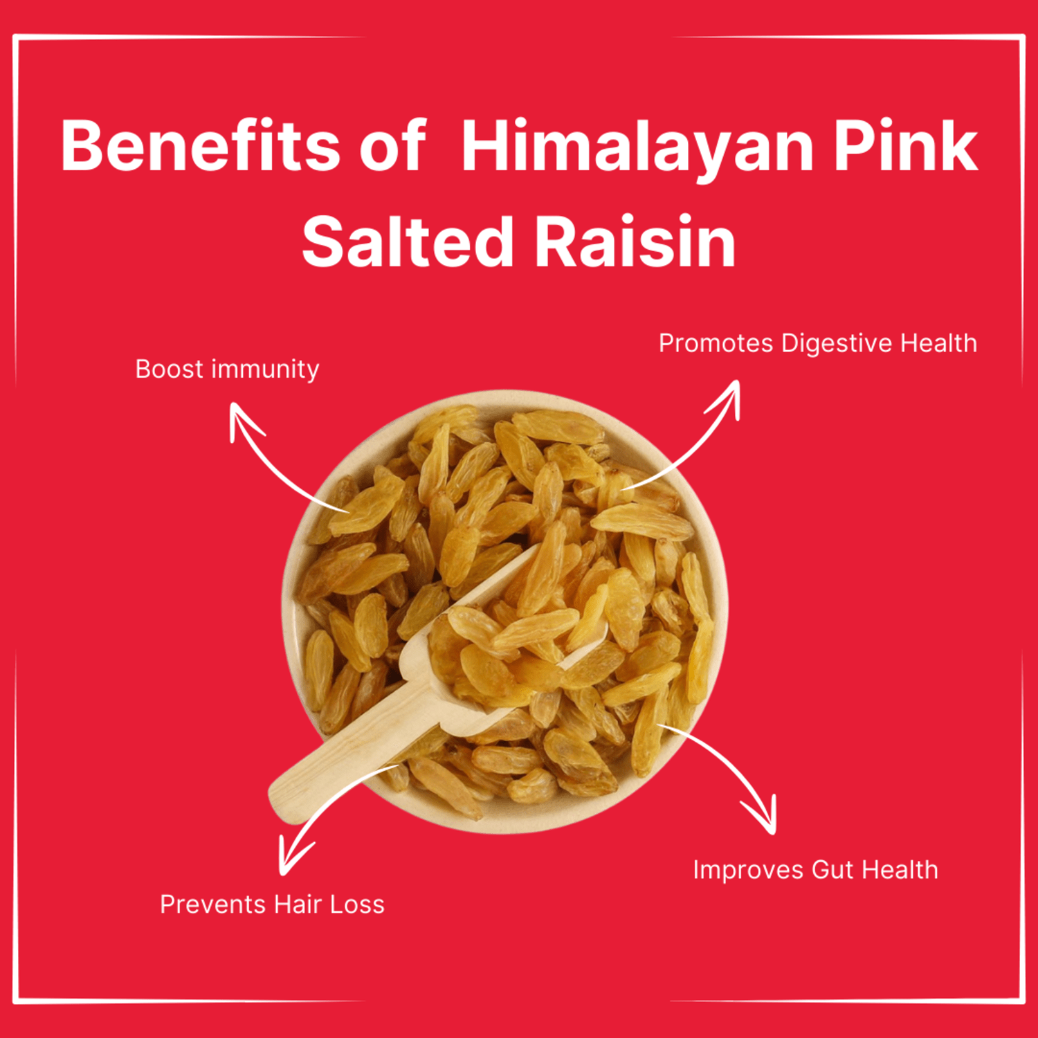 Himalayan Pink Salted Raisin 250g