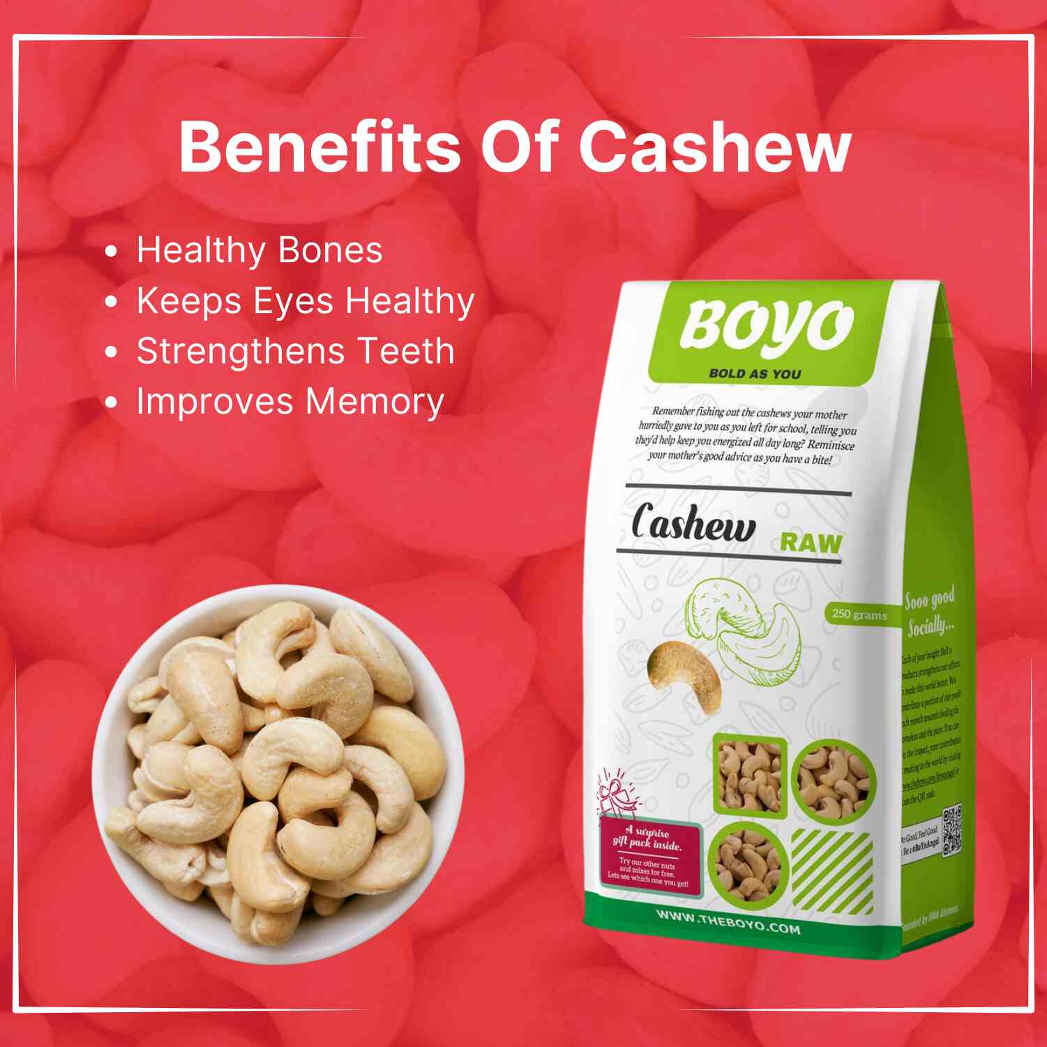 Almond and Cashew Combo 500g