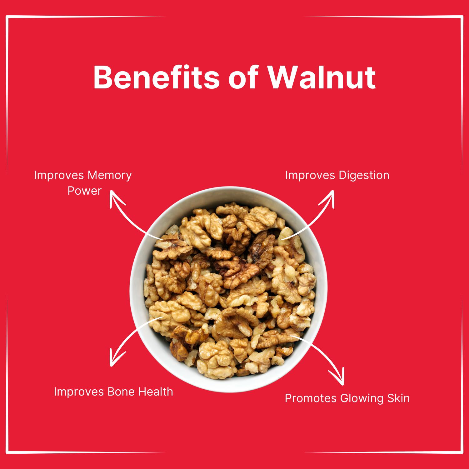 100% Natural California Walnut Kernels 1kg