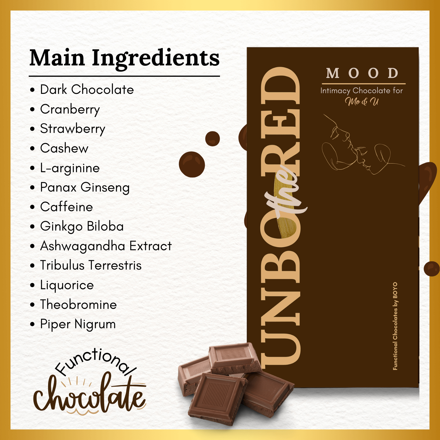 Unbothered Mood - Intimacy Chocolate for Couples