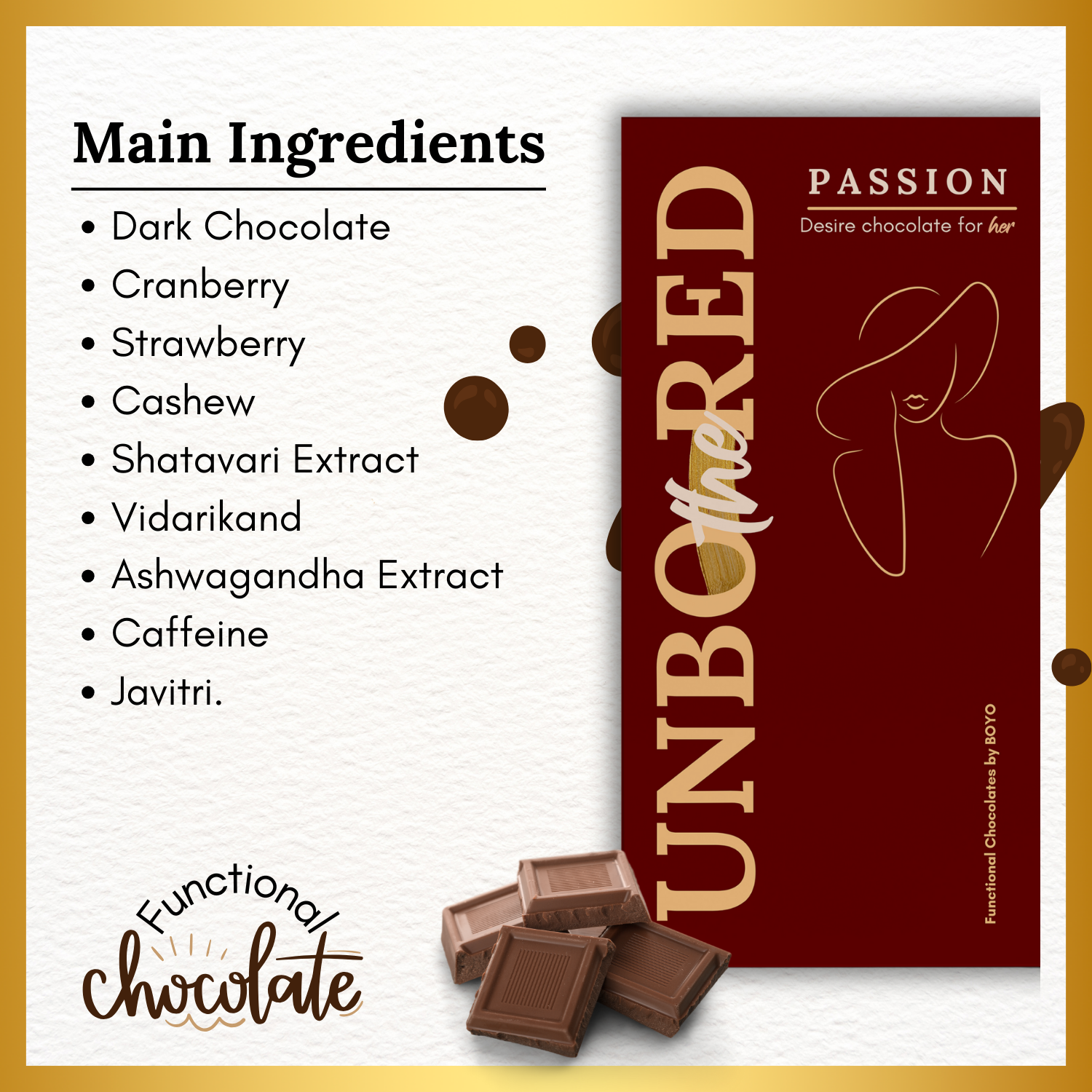 Unbothered Passion - Desire Chocolate For Her