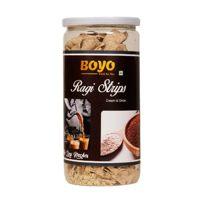Ragi Strips Cream & Onion 150g<br>Origin: India - BoYo