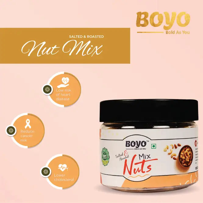 BOYO Healthy Nut Mix 200g - A Nutritious Blend of Various Nuts for a Healthy Snack Option